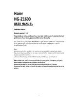 Haier Telecom (Qingdao) HG-Z1600 User manual
