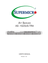 Supermicro AS-1023US-TR4 User manual