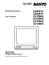 Sanyo C21PM40 User manual