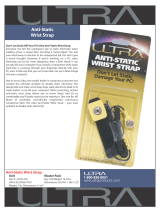Ultra Products Anti-Static Wrist Strap ULT31418 User manual