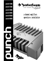 Rockford Fosgate Punch 500 Installation & Operation Manual