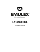 Emulex LP11000 HBA Installation guide