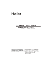 Haier HT-3728 Owner's manual