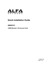 Alfa Network AWAP411 Quick Installation Manual