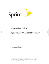 Sanyo SCP-2400 User manual