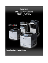 Lexmark MX81 series Study Manual