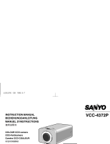 Sanyo VCC-4372P User manual