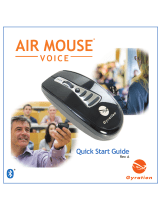Gyration AIR MOUSE VOICE Quick start guide