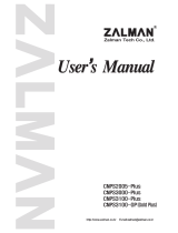 ZALMAN CNPS3100-GP User manual