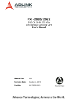 ADLINK Technology PXI-2020 User manual