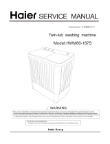 Haier HWM80-187S User manual
