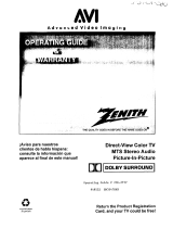 Zenith m-line Operating Manual & Warranty