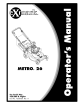 Exmark Metro 26 User manual
