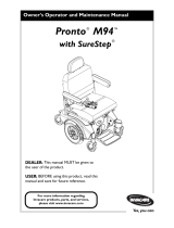 Invacare Pronto M94 Owner's manual
