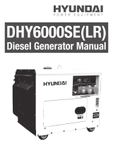 Hyundai DHY6000SE/LR Manual Manual