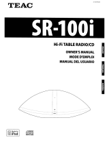 TEAC SR-100I Owner's manual