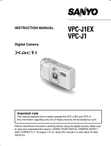 Sanyo Xacti VPC-J1 User manual