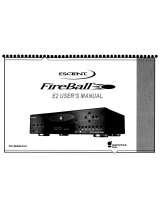 Escient Fireball E-2 User manual