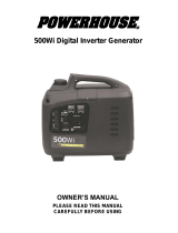 Powerhouse 500Wi Owner's manual