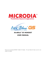 Microdia AiroBlue G5 User manual