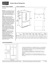 Maytag MFI2665XE Series Product Dimensions