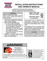 Empire P)-2 Installation Instructions And Owner's Manual