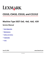 Lexmark C21312 User manual