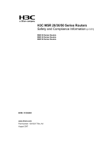3com MSR 50-60 Safety Information Manual