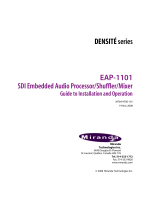 Miranda EAP-1101 Manual To Installation And Operation