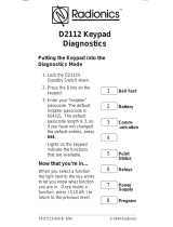 Radionics D2112 Diagnostic Manual
