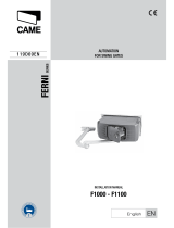 CAME F1000 Installation guide