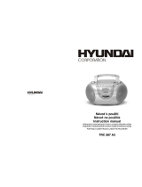 Hyundai TRC 587 A3 User manual