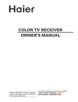 Haier 29FA12-AM Owner's manual