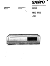 Sanyo VHR-230 series User manual