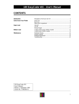 UBI EasyCoder 401 User manual