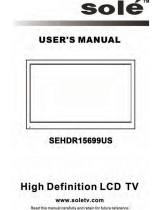 Sole SEHDR15699US User manual