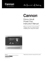 Cannon Fitzroy Inbuilt Power Flue User manual