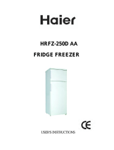 Haier HRFZ-250D User manual