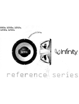 Infinity Reference 1252w User Instructions