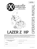 Exmark LAZER Z HP User manual
