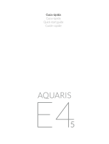 bq Aquaris E4 5 Quick start guide