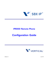Vertical IP8012 Configuration manual