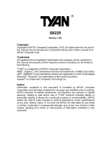 Tyan S8225 User manual