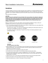 Lenovo THINKSERVER RD230 Rack Installation Instructions