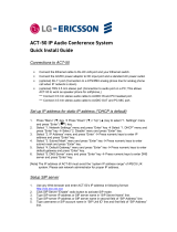 LG-Ericsson ACT-50 Quick Install Manual