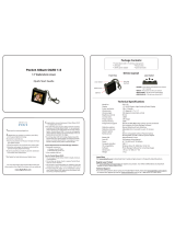 Digital Foci Pocket Album OLED 1.5 PAO-150 Quick start guide