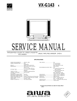 Aiwa VX-G143 User manual