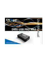 Enttec DMX USB PRO Mk2 User manual