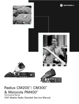 Motorola Radius CM300 User manual