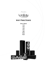 Infinity Primus P143 Owner's manual